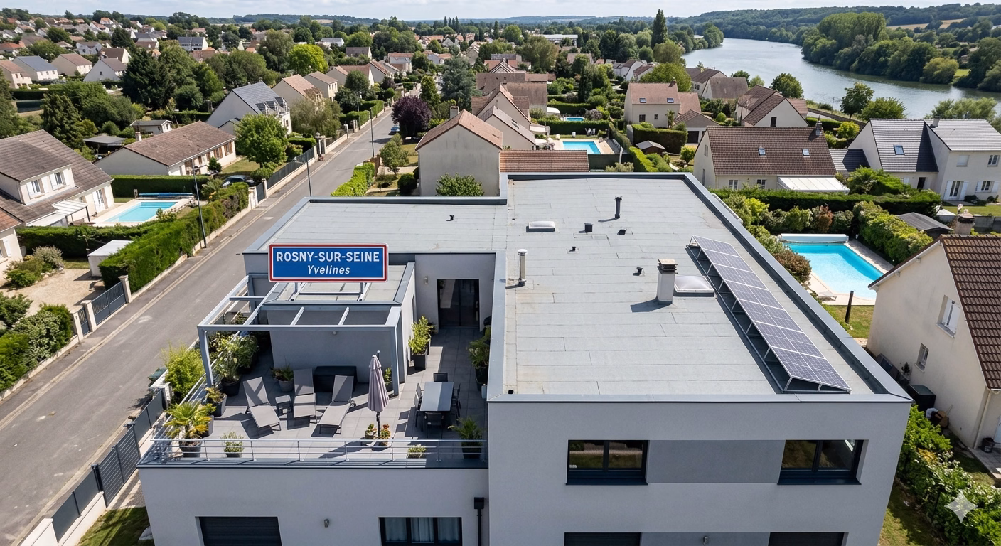 Entreprise toit-terrasse Rosny-sur-Seine